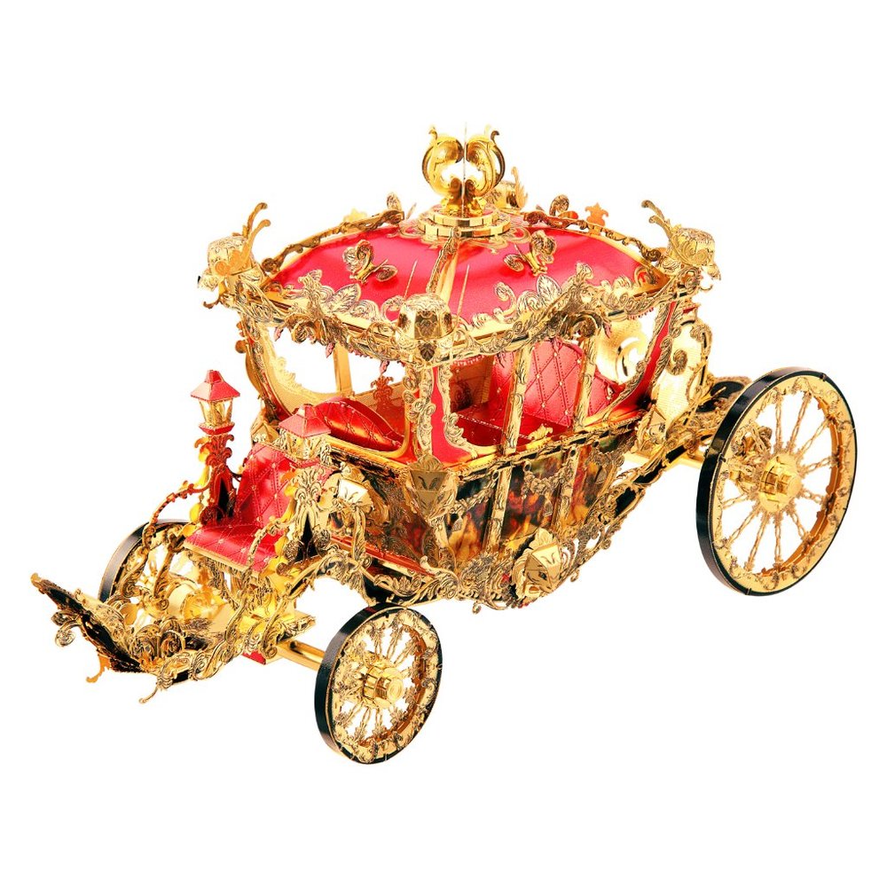 The Princess Carriage 3D Metal Puzzle Model Kits Assemble Jigsaw Toys
